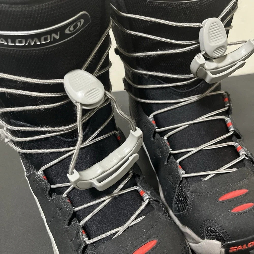 Salomon Malamute Boots Men Size‎ 6.5 -Custom Fit Pro Speed Laces